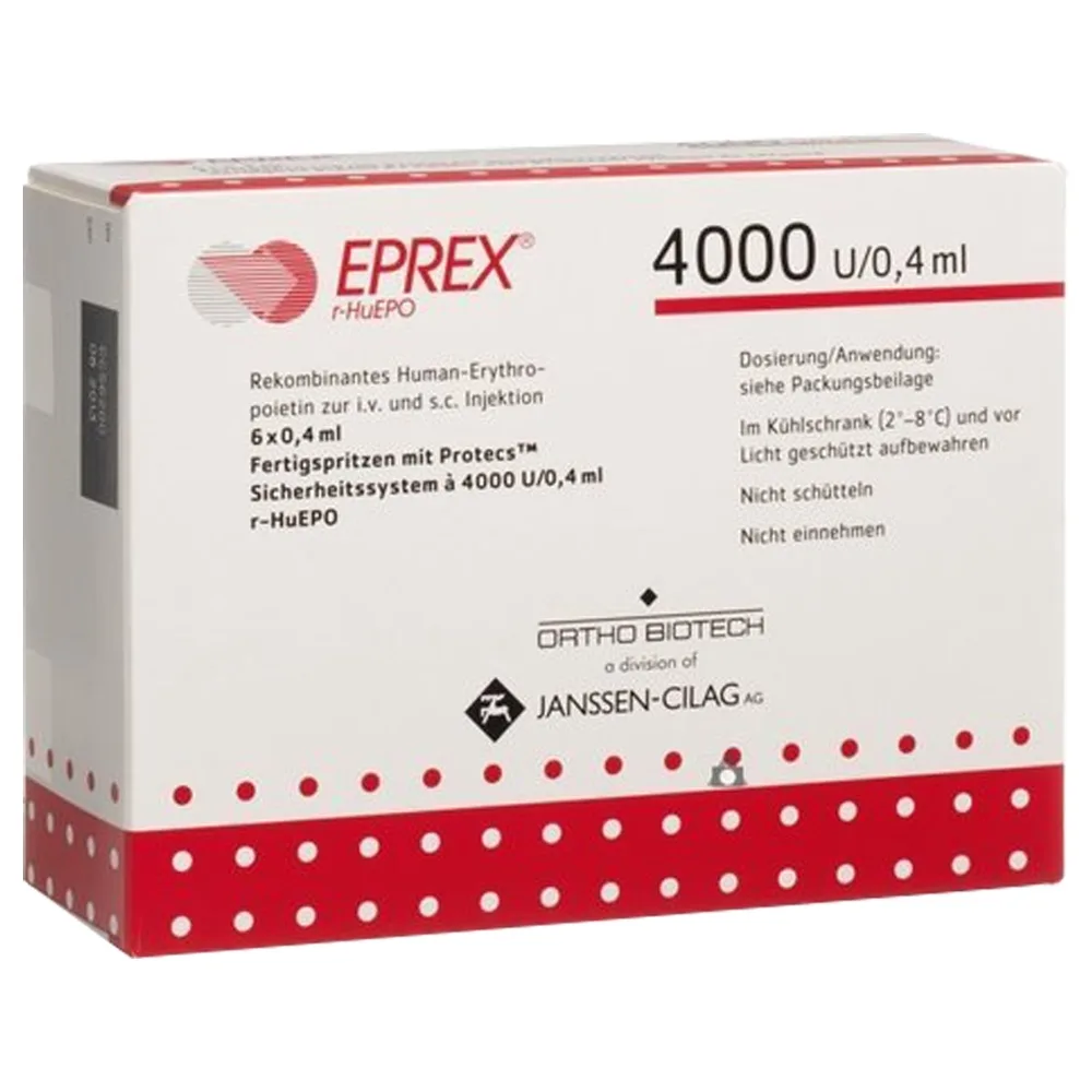 Hình ảnh Thuốc tiêm Eprex Prefill 4000IU Janssen điều trị thiếu máu (6 ống)