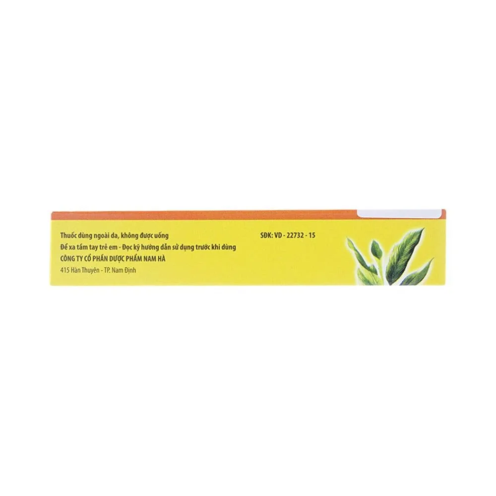 Hình ảnh Kem bôi da Erythromycin & Nghệ Nam Hà điều trị mụn nhọt, trứng cá (10g)