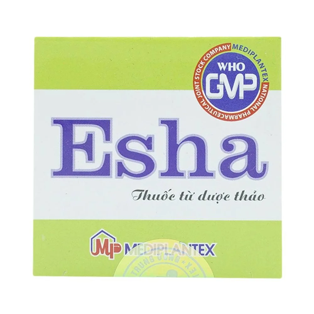 Hình ảnh Thuốc Esha điều trị chứng nghẹt mũi, viêm mũi dị ứng, viêm xoang cấp và mạn tính (50 viên)