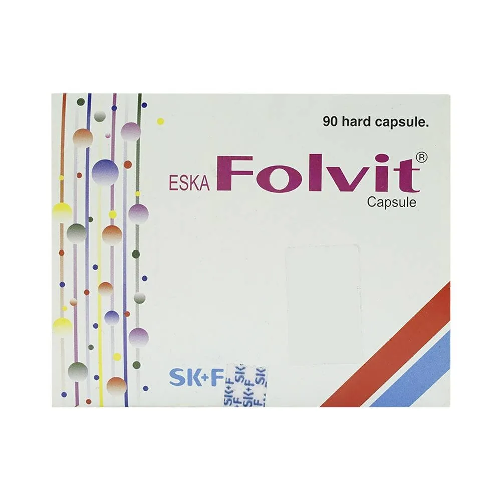 Hình ảnh Thuốc Eskafolvit Capsule Eskayef phòng và điều trị bệnh thiếu máu do thiếu sắt (15 vỉ x 6 viên)