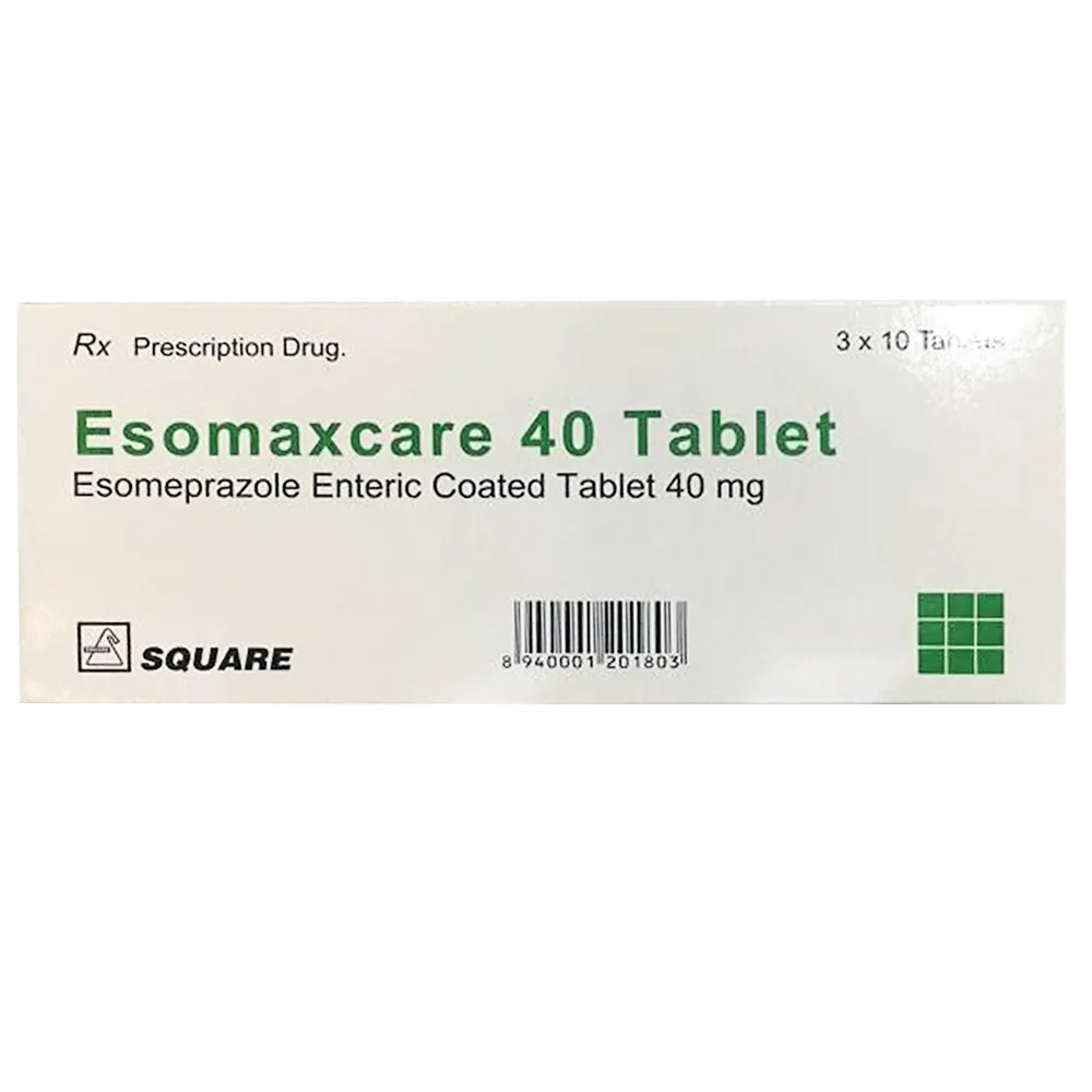 Hình ảnh Thuốc Esomaxcare 40 điều trị trào ngược dạ dày thực quản (3 vỉ x 10 viên)