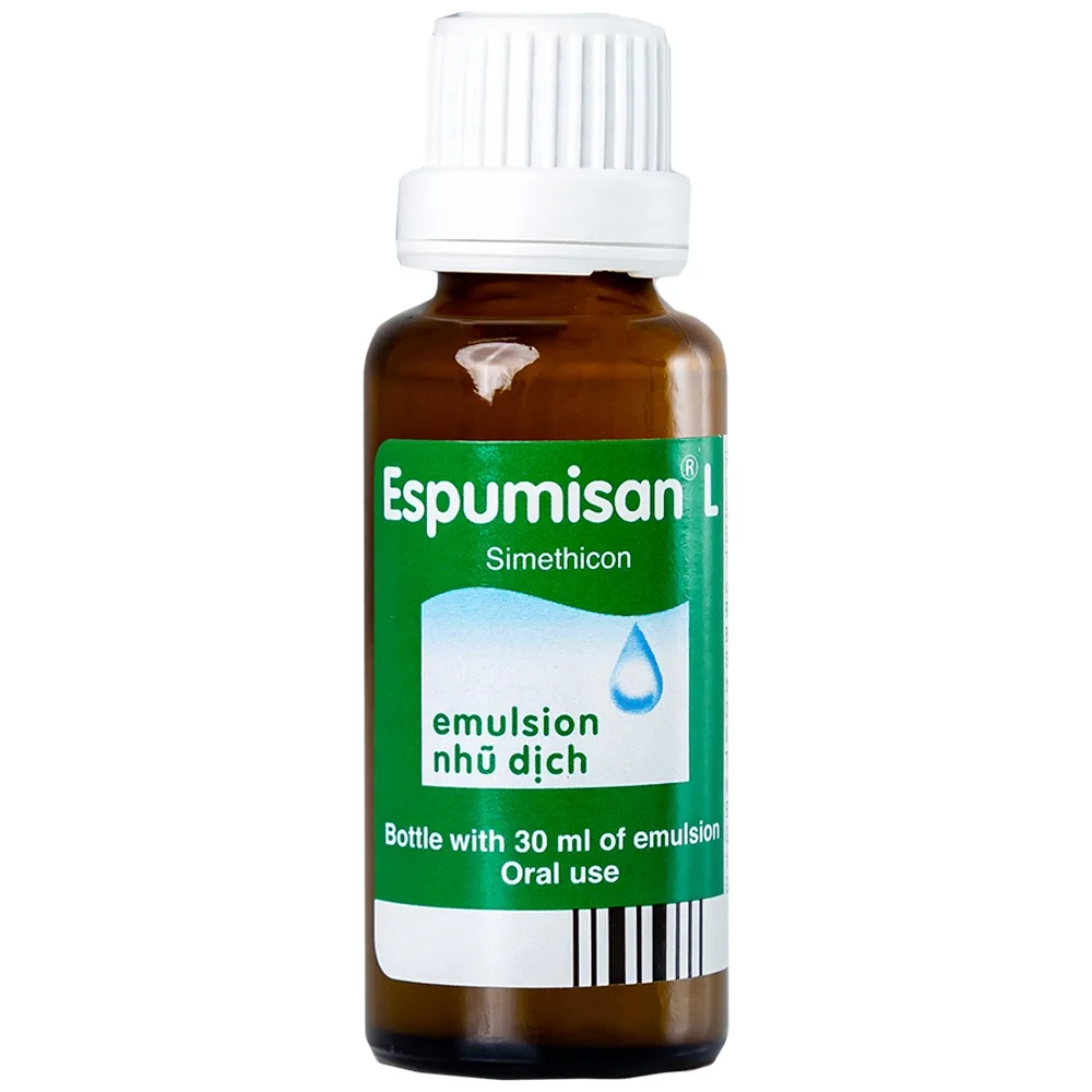 Hình ảnh Nhũ dịch Espumisan L Menarini điều trị các triệu chứng chướng bụng, đau bụng (30ml)