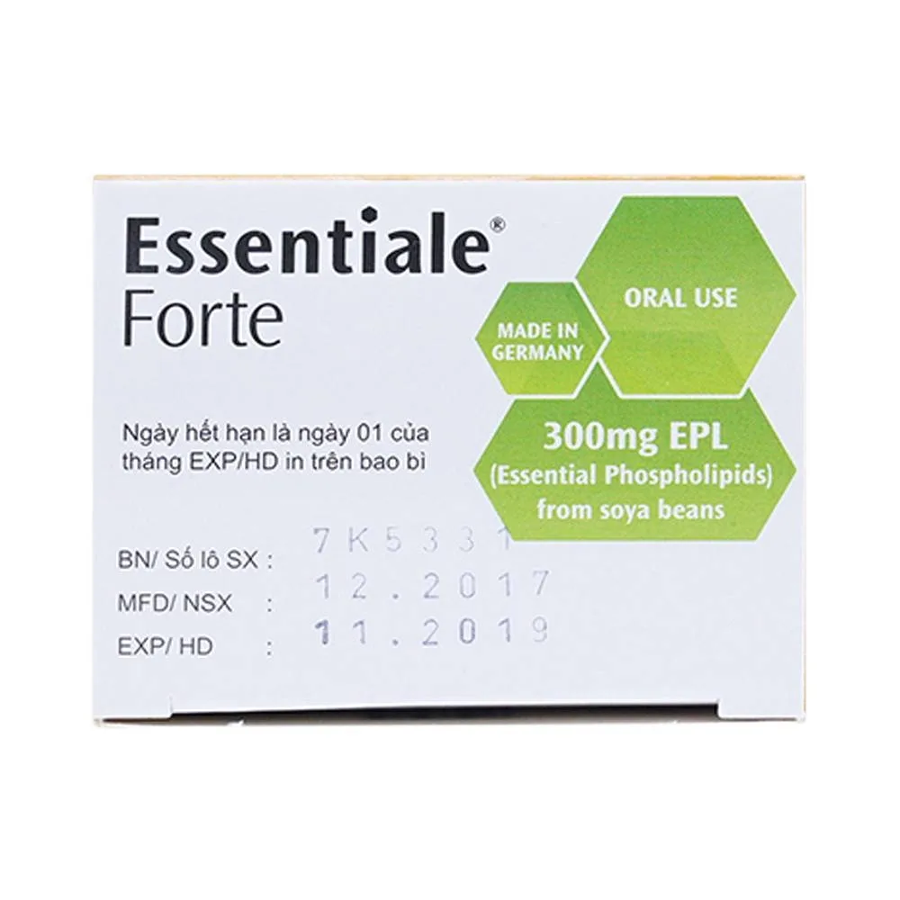 Hình ảnh Thuốc Essentiale Forte 300mg Natterman cải thiện các triệu chứng bệnh lý gan (5 vỉ x 10 viên)