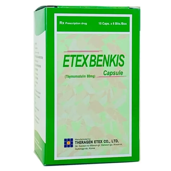 Hình ảnh Thuốc Etexbenkis 80mg Etex tăng sức đề kháng, giảm nhẹ triệu chứng ở bệnh nhân HIV/AIDS (6 vỉ x 10 viên)