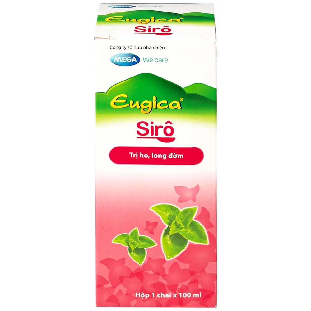 Hình ảnh Siro Eugica DHG hỗ trợ điều trị ho, long đờm (100ml)