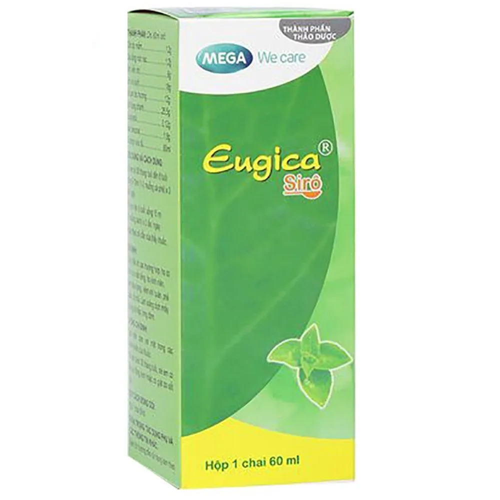 Hình ảnh Siro Eugica DHG hỗ trợ điều trị ho, long đờm (60ml)