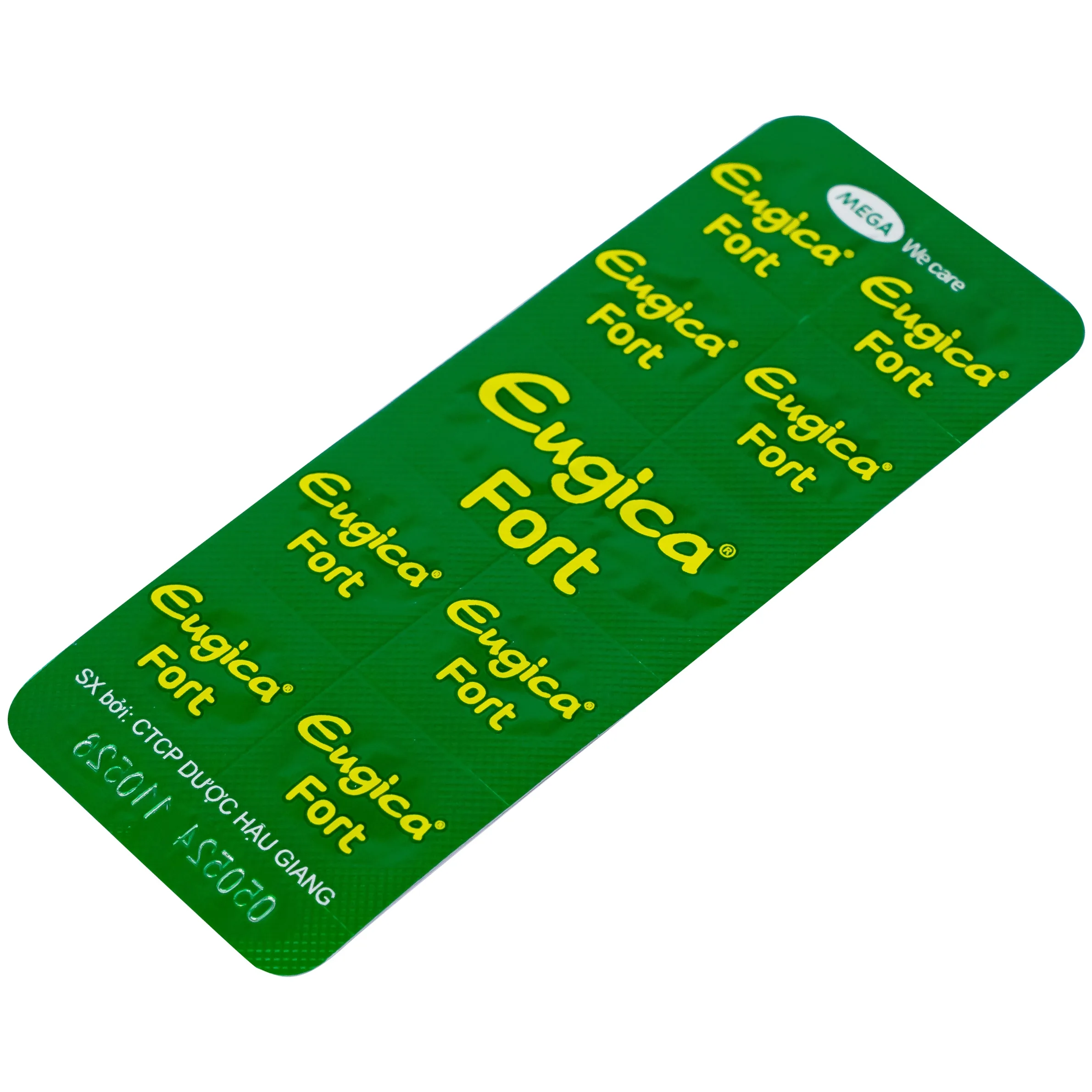 Hình ảnh Thuốc Eugica Fort DHG điều trị các chứng ho, đau họng, sổ mũi, cảm cúm (10 vỉ x 10 viên)