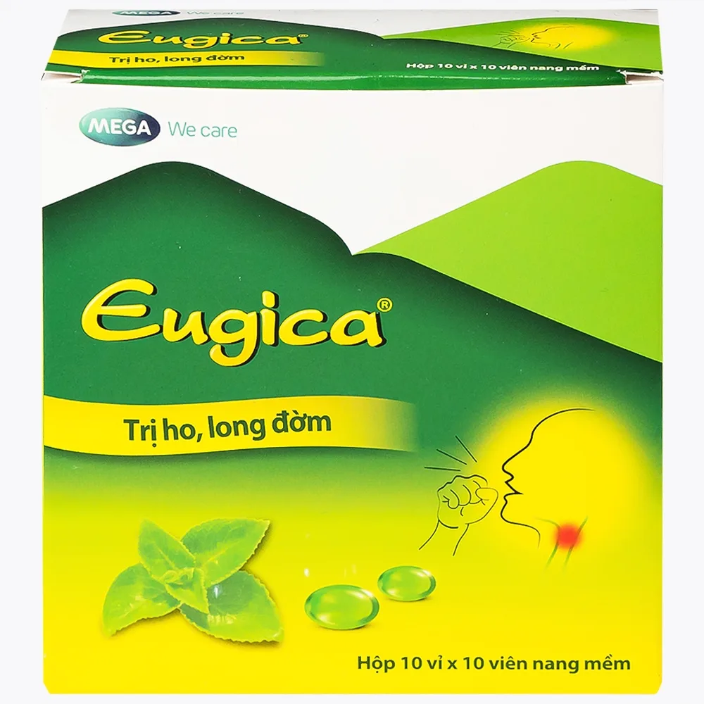 Hình ảnh Thuốc Eugica MEGA We care điều trị ho đờm, cảm cúm, sổ mũi (10 vỉ x 10 viên)