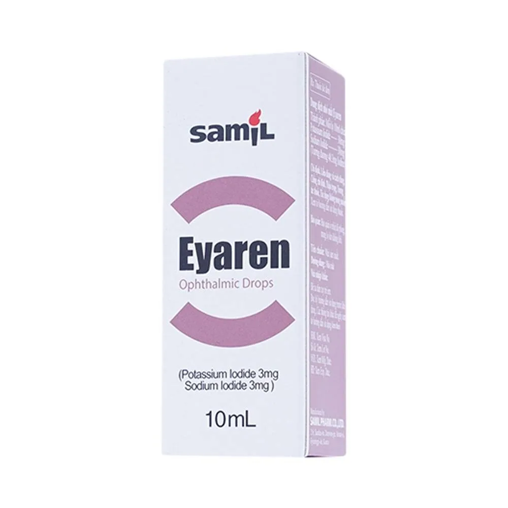 Hình ảnh Thuốc nhỏ mắt Eyaren Samil điều trị vẩn đục, xuất huyết pha lê thể, đục thủy tinh thể (10ml)