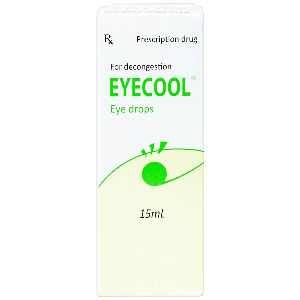 Hình ảnh Thuốc nhỏ mắt Eyecool điều trị đỏ mắt, sung huyết kết mạc (15ml)