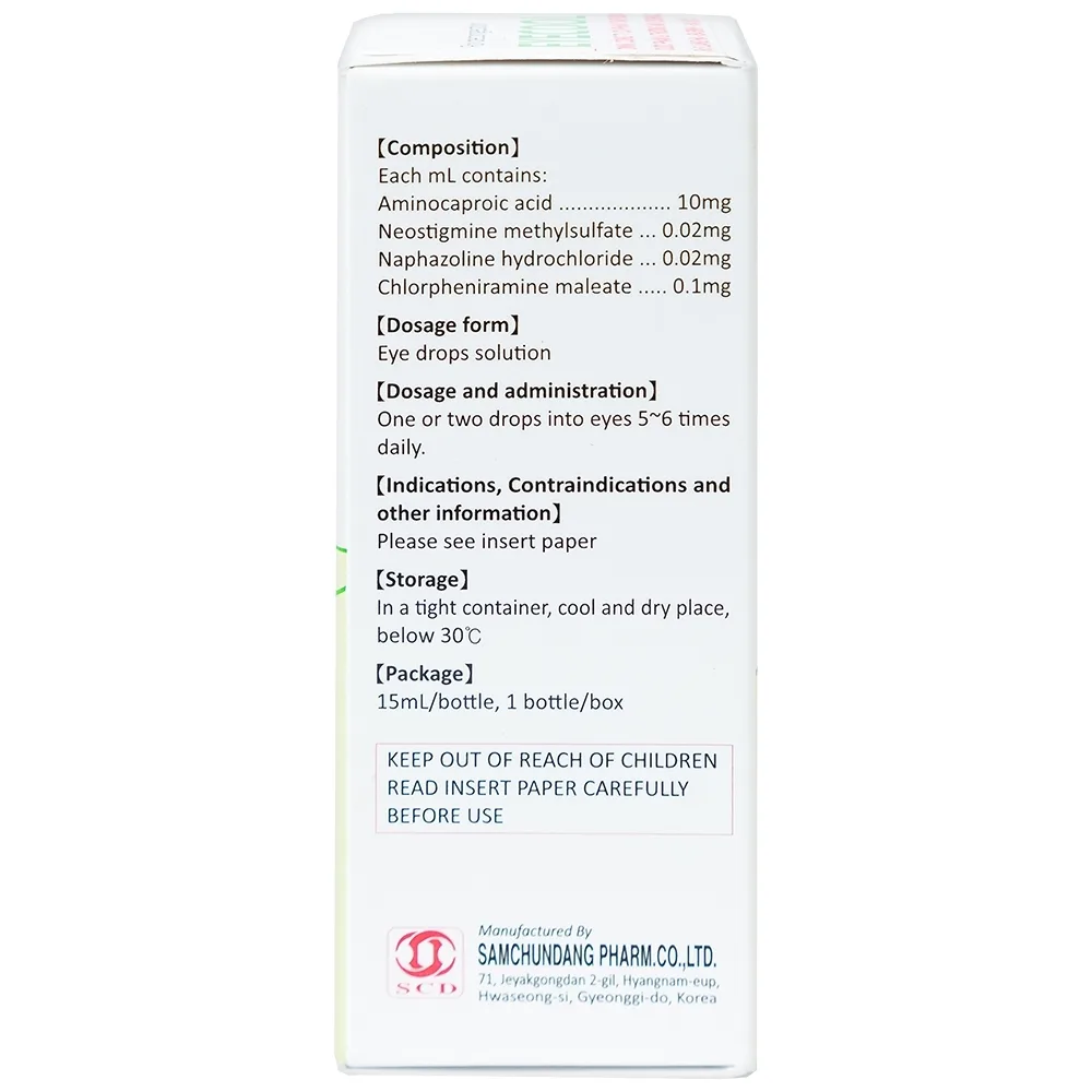 Hình ảnh Thuốc nhỏ mắt Eyecool điều trị đỏ mắt, sung huyết kết mạc (15ml)