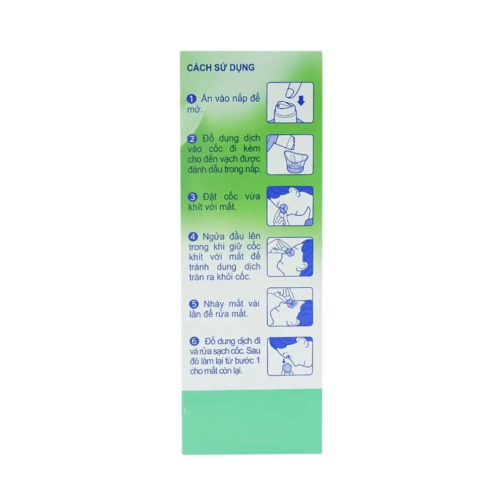 Hình ảnh Dung dịch rửa mắt Eyemiru Wash Nitto Medic phòng chống bệnh về mắt (500ml)