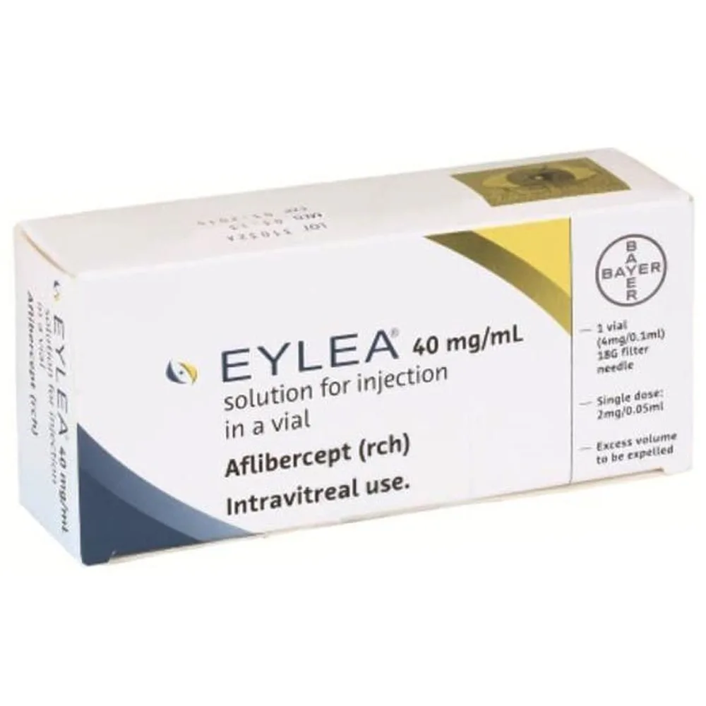 Hình ảnh Thuốc Eylea 40mg/ml Bayer điều trị phù hoàng điểm ở bệnh nhân tiểu đường hoặc tắc tĩnh mạch võng mạc
