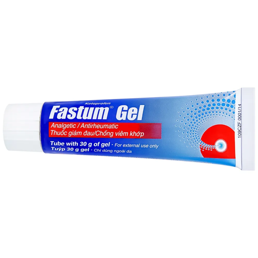 Hình ảnh Gel Fastum Menarini giảm đau và kháng viêm cơ xương khớp (30g)