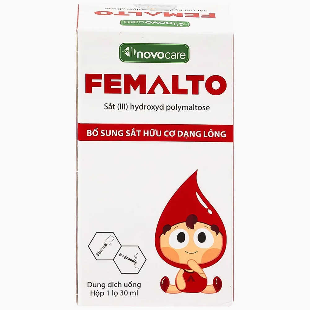 Hình ảnh Dung dịch uống Femalto 30ml CPC1HN bổ sung sắt hữu cơ dạng lỏng