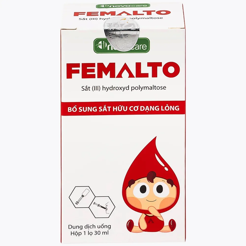 Hình ảnh Dung dịch uống Femalto 30ml CPC1HN bổ sung sắt hữu cơ dạng lỏng