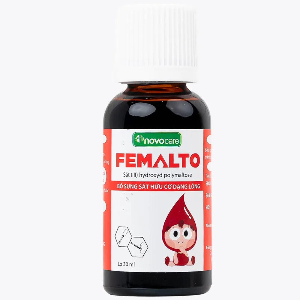Hình ảnh Dung dịch uống Femalto 30ml CPC1HN bổ sung sắt hữu cơ dạng lỏng