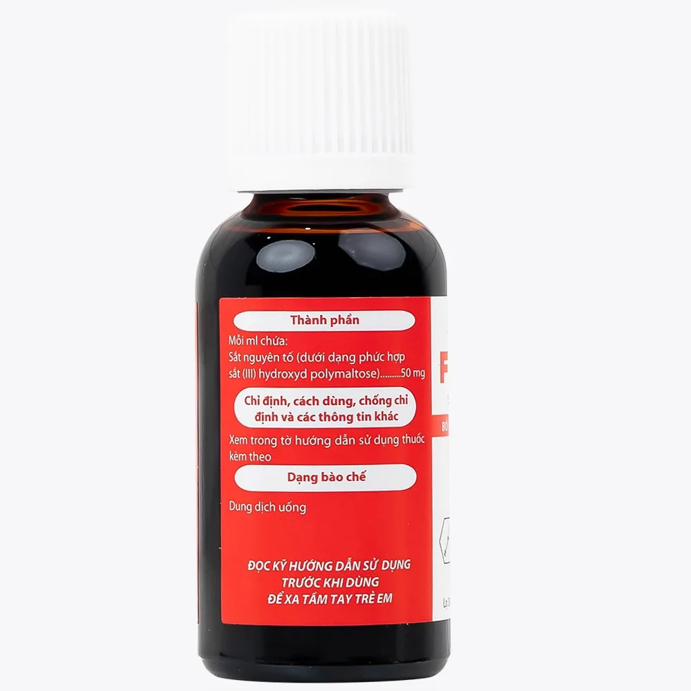 Hình ảnh Dung dịch uống Femalto 30ml CPC1HN bổ sung sắt hữu cơ dạng lỏng