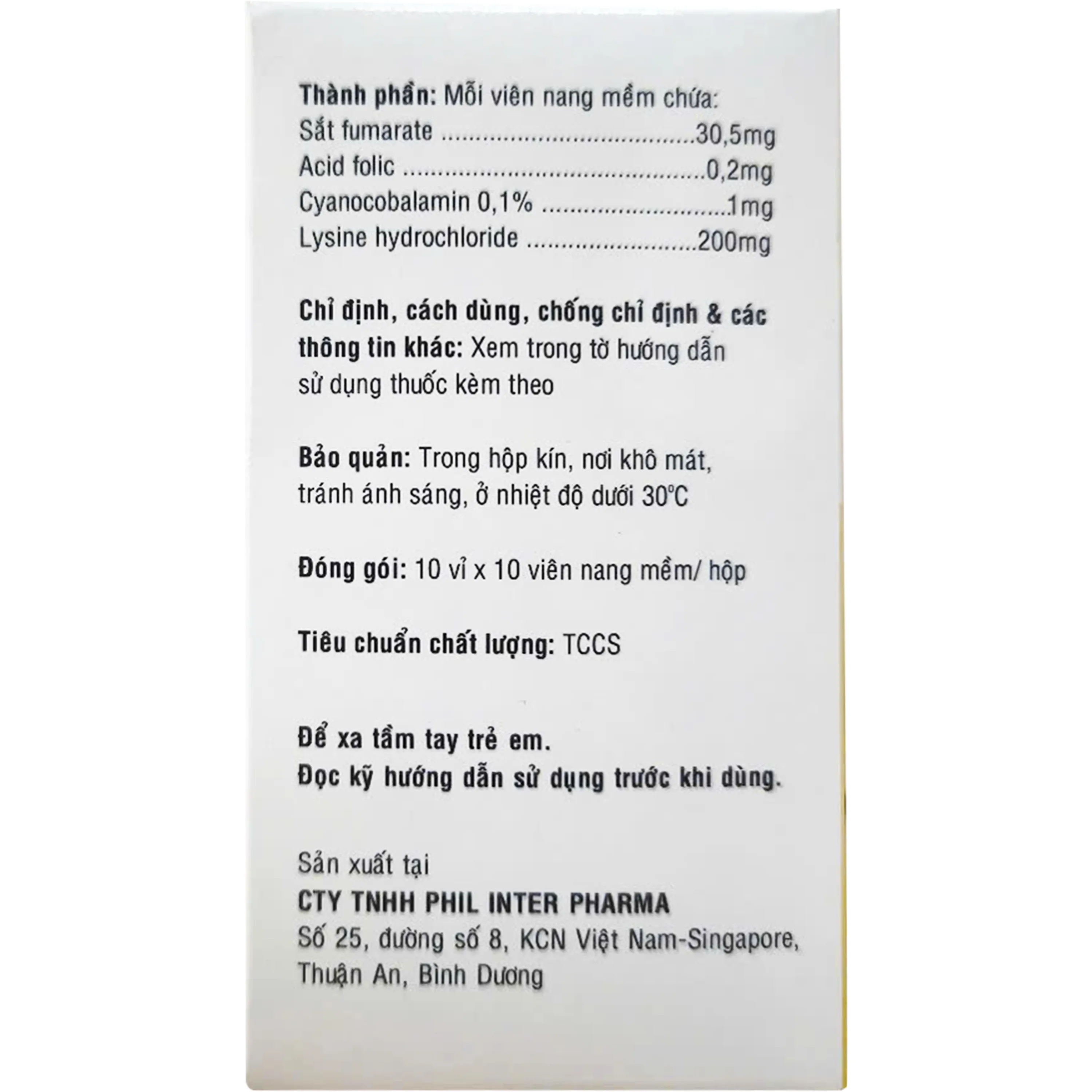 Hình ảnh Thuốc Femirat dự phòng và điều trị thiếu sắt, acid folic (10 vỉ 10 viên)
