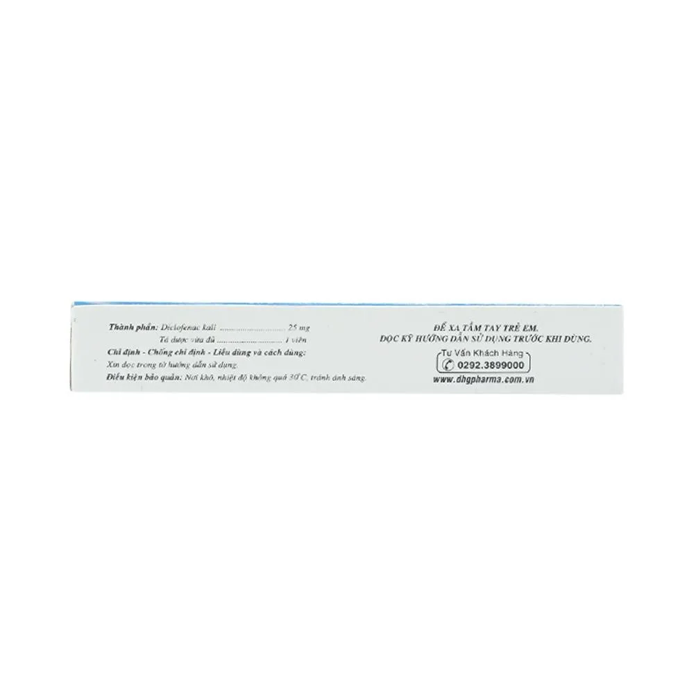 Hình ảnh Thuốc Fenaflam DHG điều trị các tình trạng viêm đau cấp tính (2 vỉ x 10 viên)