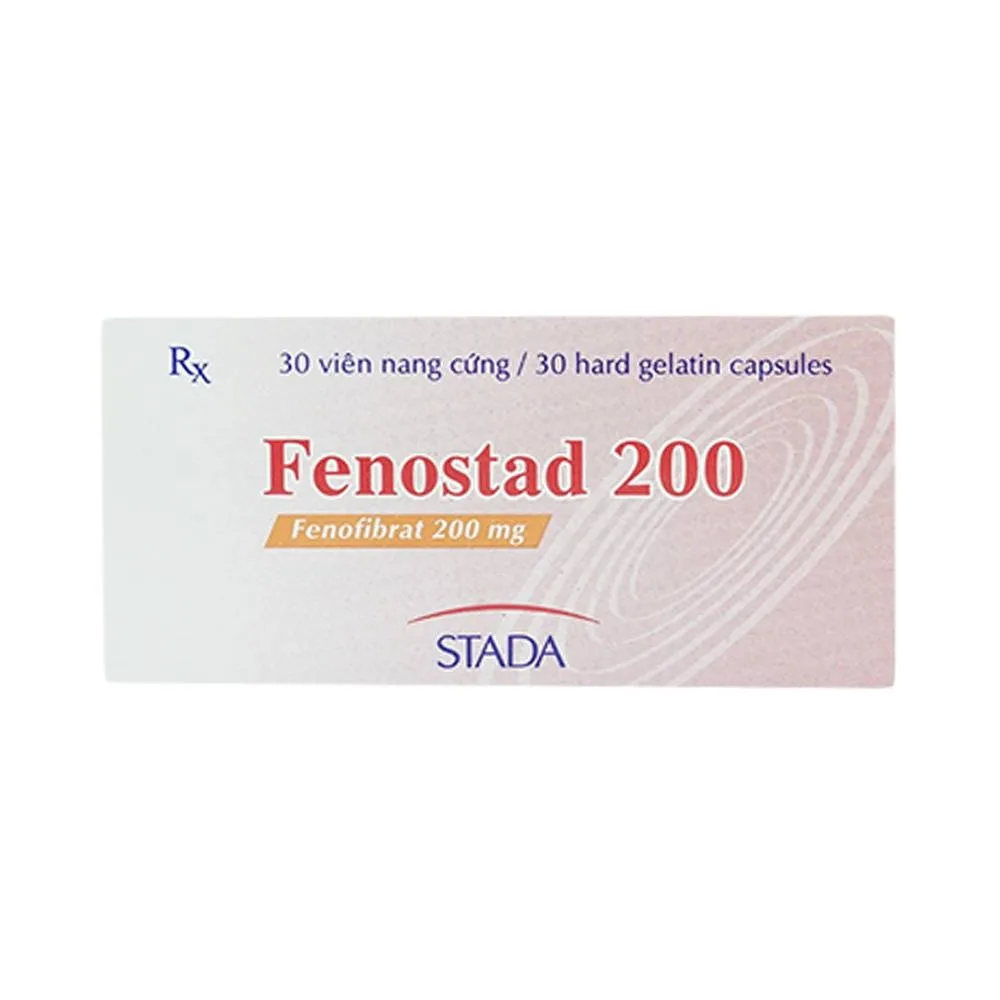 Hình ảnh Thuốc Fenostad 200 Stada điều trị tăng triglycerid huyết nặng (3 vỉ x 10 viên)