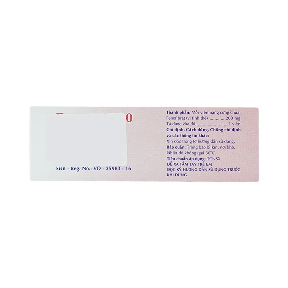 Hình ảnh Thuốc Fenostad 200 Stada điều trị tăng triglycerid huyết nặng (3 vỉ x 10 viên)
