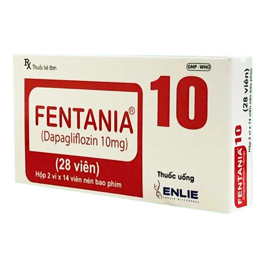 Hình ảnh Thuốc Fentania 10 Enlie kiểm soát đường huyết (2 vỉ x 14 viên)