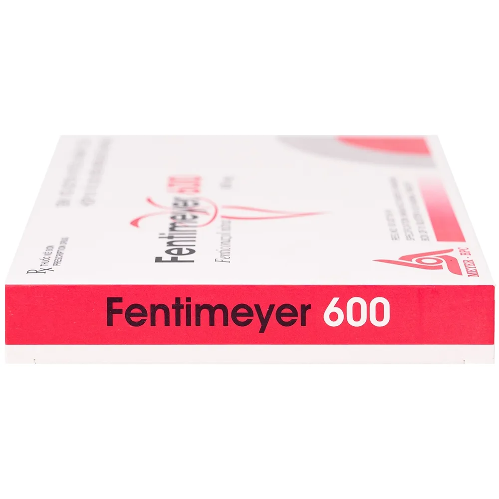 Hình ảnh Viên đặt âm đạo Fentimeyer 600 Meyer-BPC điều trị bệnh nấm Candida sinh dục (1 vỉ x 3 viên)