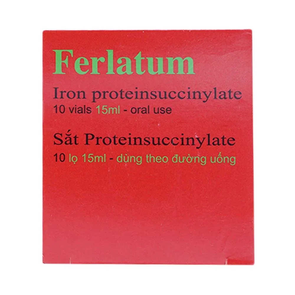 Hình ảnh Dung dịch Ferlatum Italfarmaco điều trị thiếu sắt (10 chai x 15ml)