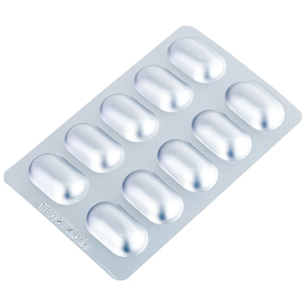 Hình ảnh Thuốc Fexofenadin 120-HV USP điều trị viêm mũi dị ứng theo mùa, mày đay mạn tính vô căn (10 vỉ x 10 viên)