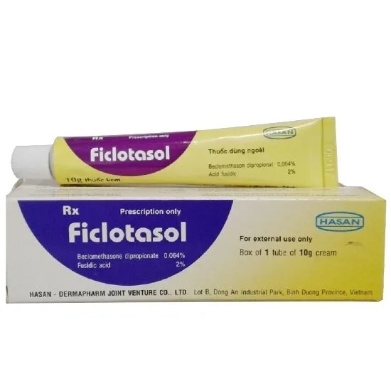 Hình ảnh Thuốc dùng ngoài Ficlotasol Hasan điều trị bệnh lý viêm da, nhiễm khuẩn da (10g)