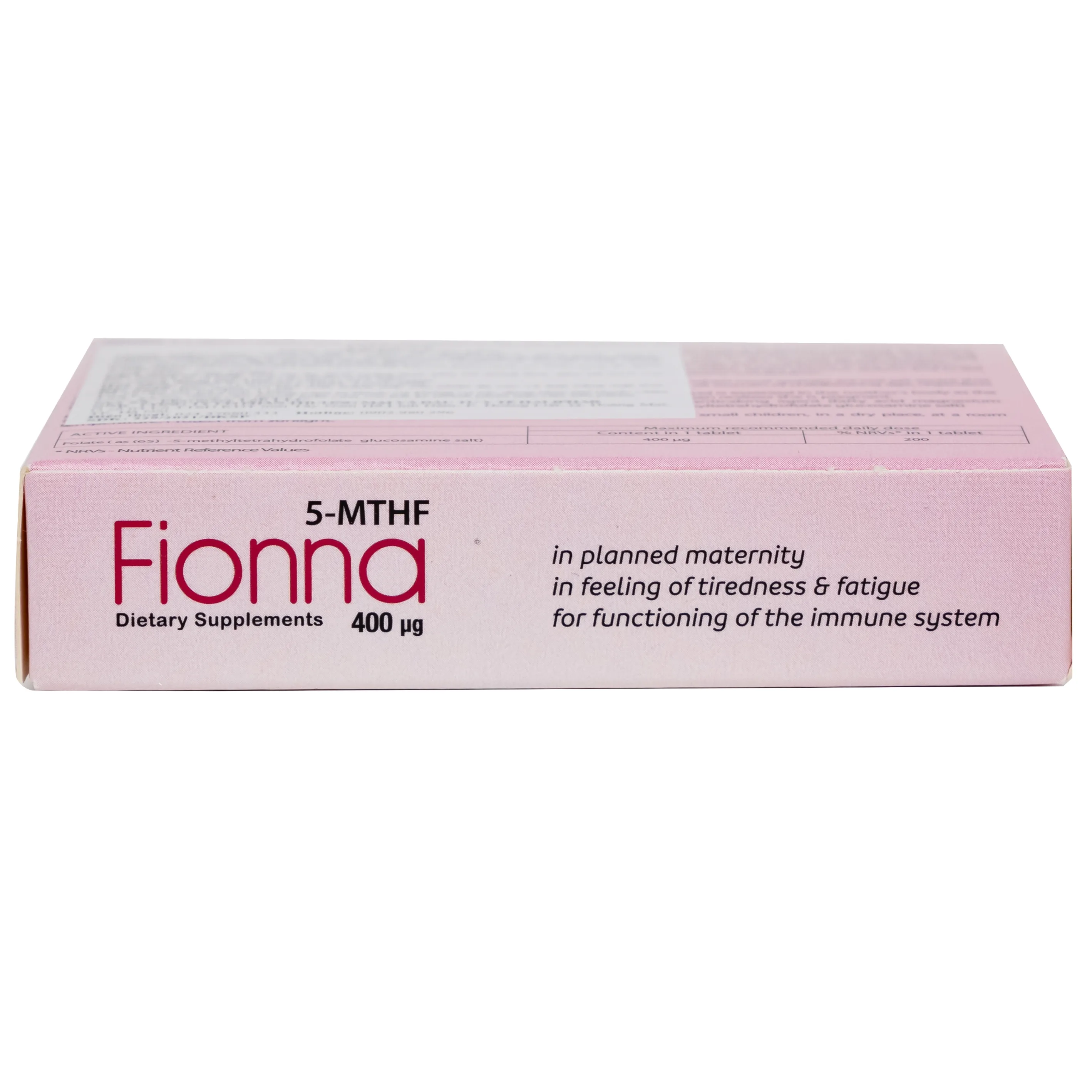 Hình ảnh Thuốc Fionna hỗ trợ giảm nguy cơ thiếu máu do thiếu acid folic (1 vỉ x 30 viên)