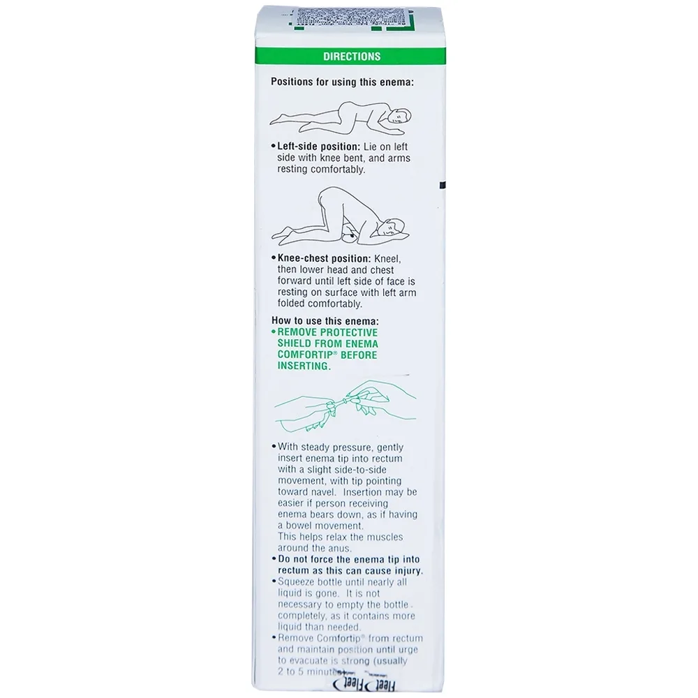 Hình ảnh Dung dịch thụt trực tràng Fleet Enema giảm chứng táo bón không thường xuyên (133ml)