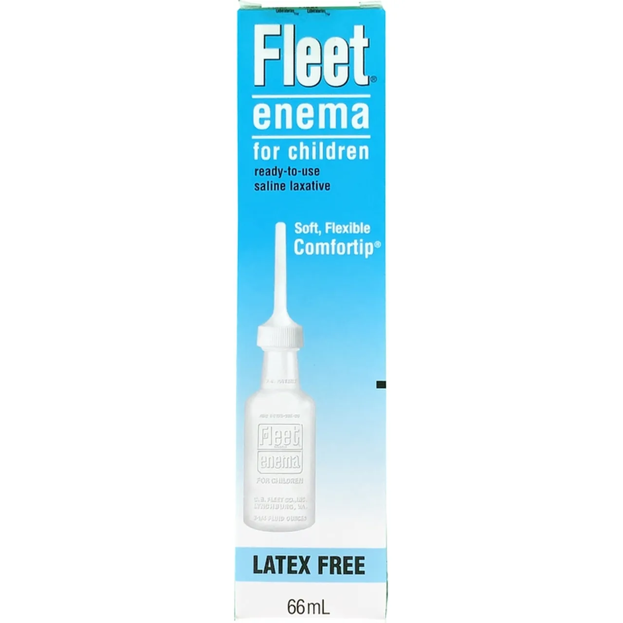 Hình ảnh Dung dịch thụt trực tràng Fleet Enema For Children giảm chứng táo bón không thường xuyên (66ml)