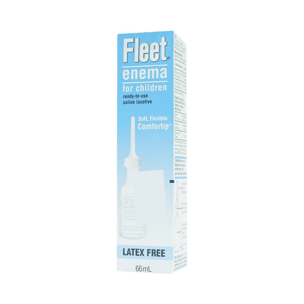 Hình ảnh Dung dịch thụt trực tràng Fleet Enema For Children giảm chứng táo bón không thường xuyên (66ml)