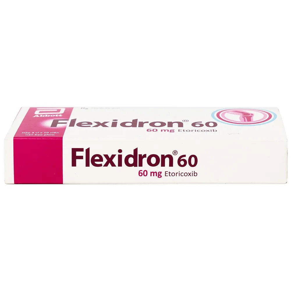 Hình ảnh Thuốc Flexidron 60 Abbott giảm triệu chứng viêm xương khớp, viêm khớp dạng thấp (3 vỉ x 10 viên)