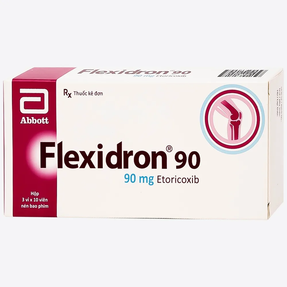 Hình ảnh Thuốc Flexidron 90 Abbott giảm triệu chứng của viêm xương khớp, viêm khớp dạng thấp (3 vỉ x 10 viên)