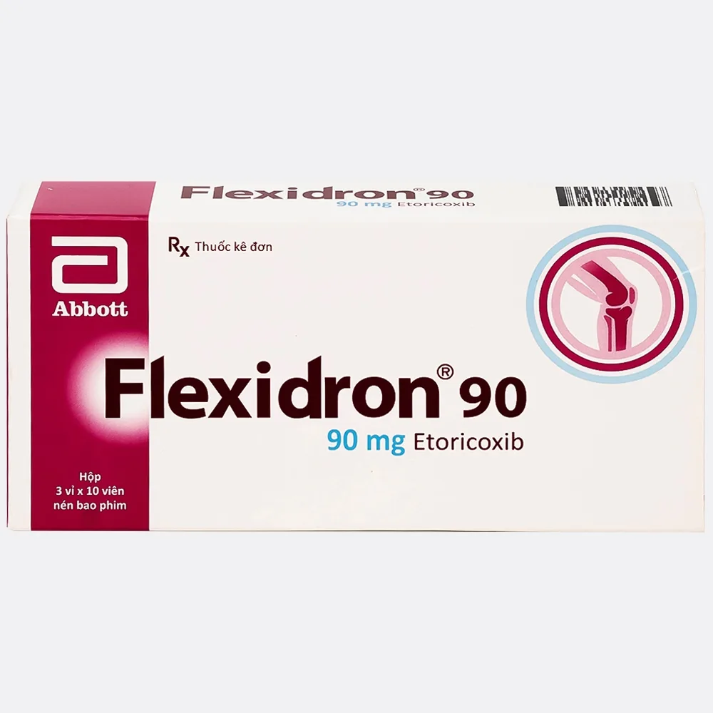 Hình ảnh Thuốc Flexidron 90 Abbott giảm triệu chứng của viêm xương khớp, viêm khớp dạng thấp (3 vỉ x 10 viên)