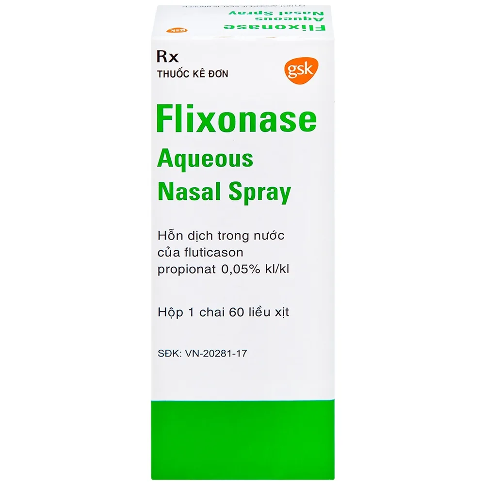 Hình ảnh Xịt mũi Flixonase 0.05% GSK điều trị viêm mũi dị ứng (60 liều)