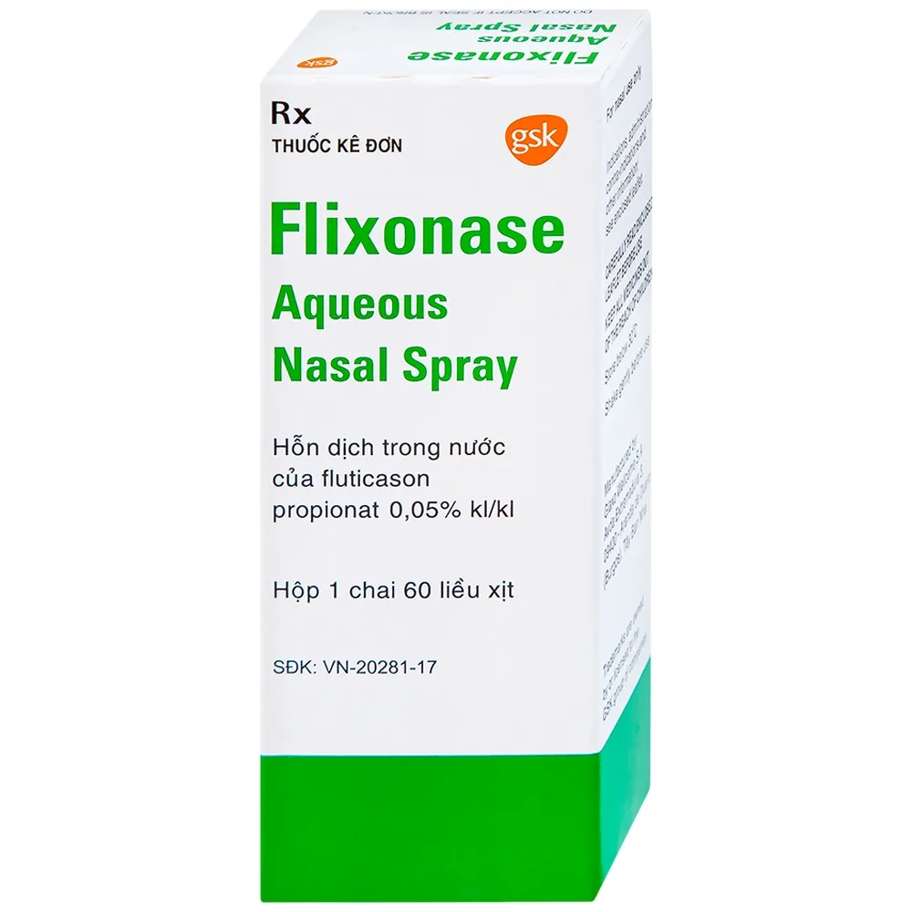 Hình ảnh Xịt mũi Flixonase 0.05% GSK điều trị viêm mũi dị ứng (60 liều)