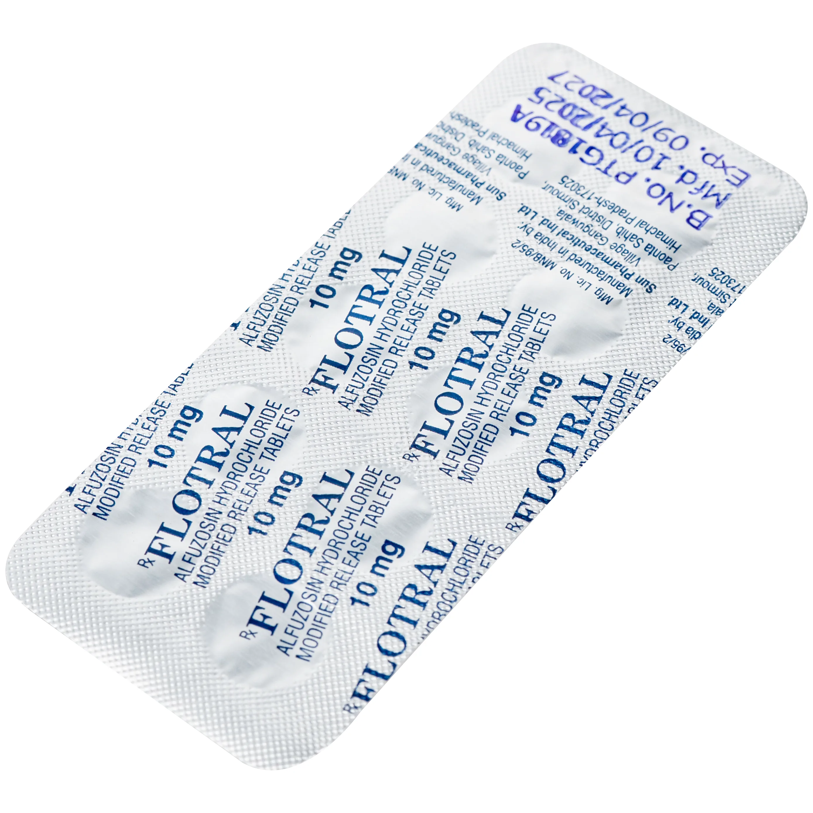 Hình ảnh Thuốc Flotral Sun Pharma 10MG điều trị các dấu hiệu và triệu chứng của tăng sản lành tính tuyến tiền liệt (Bph) (1 Vỉ X 10 Viên)