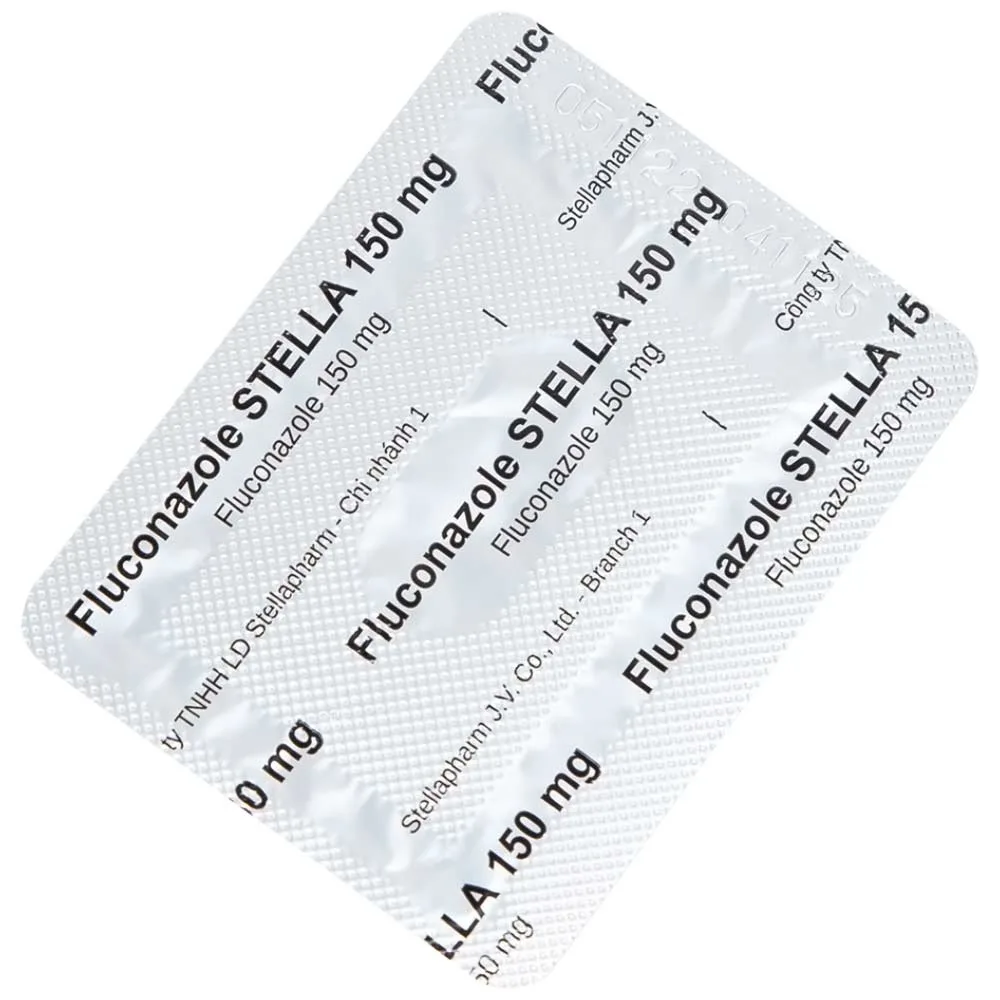 Hình ảnh Thuốc Fluconazole Stella 150mg điều trị nhiễm nấm (1 vỉ x 1 viên)