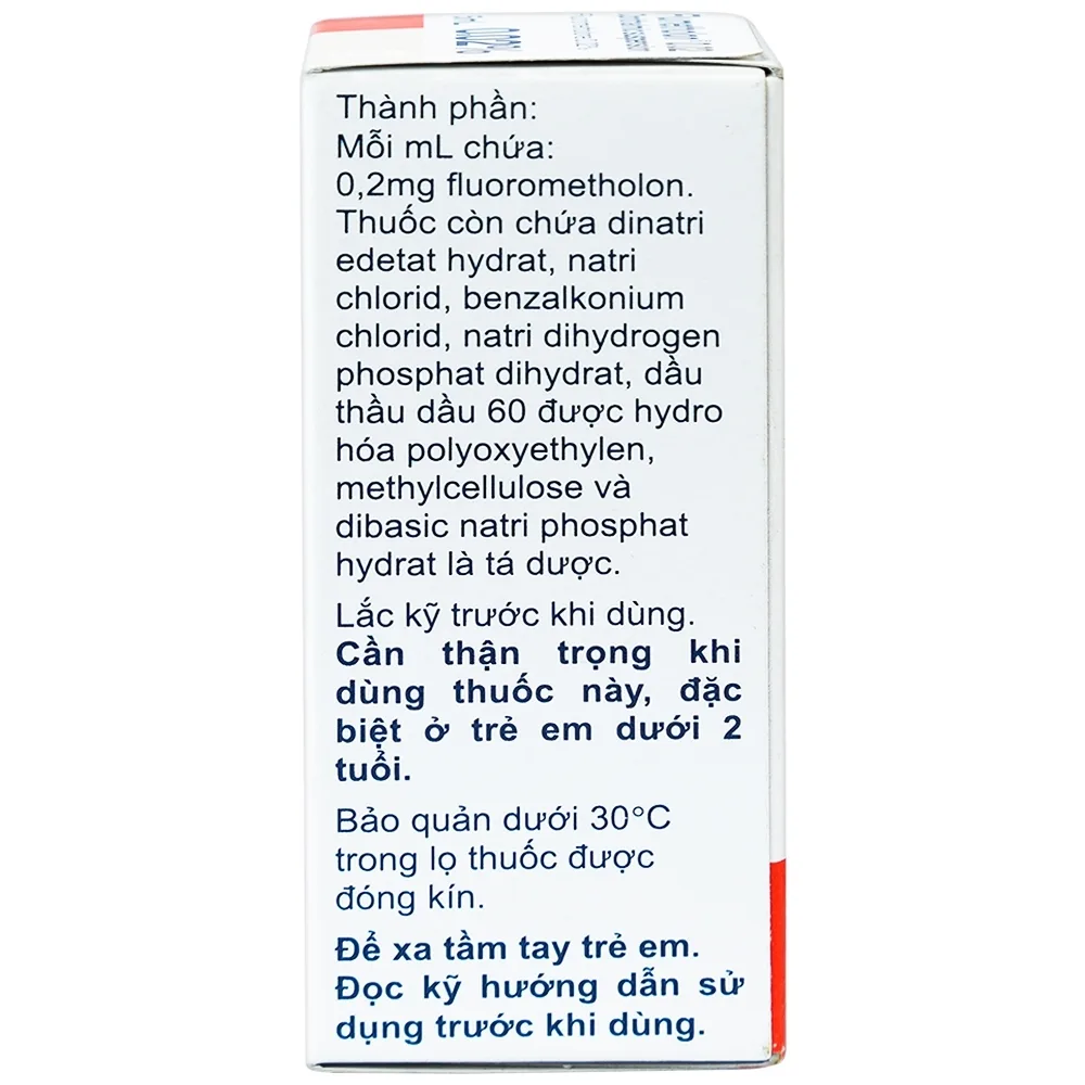 Hình ảnh Hỗn dịch nhỏ mắt Flumetholon 0.02% Santen điều trị các bệnh viêm phía ngoài mắt (5ml)