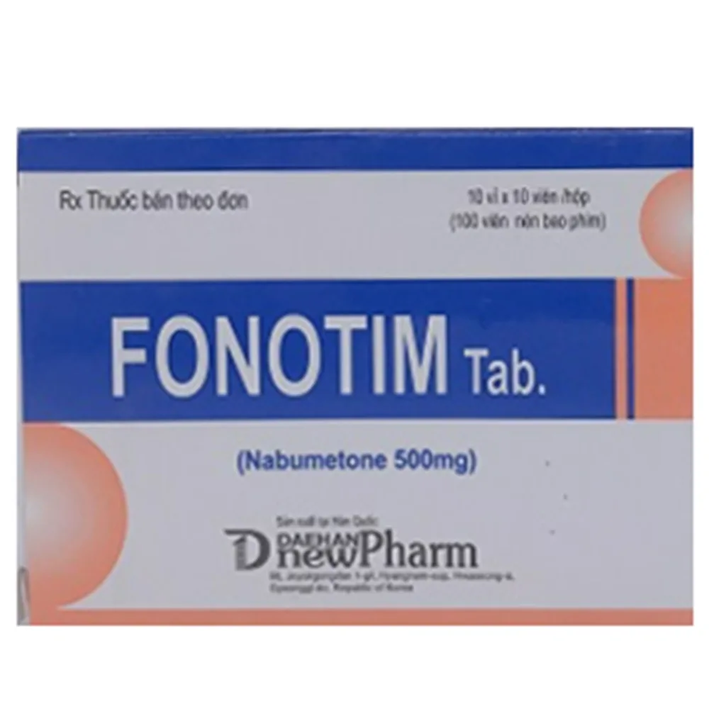 Hình ảnh Thuốc Fonotim điều trị viêm xương khớp mạn tính, viêm khớp dạng thấp (10 vỉ x 10 viên)