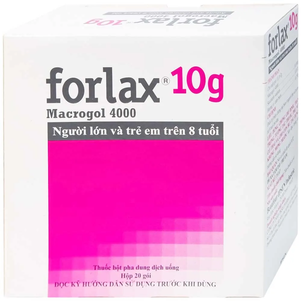 Hình ảnh Bột Forlax Ipsen điều trị táo bón (20 gói)
