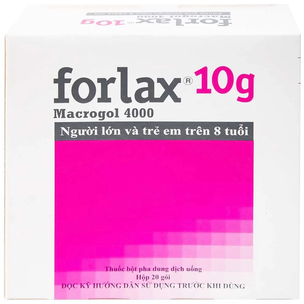 Hình ảnh Bột Forlax Ipsen điều trị táo bón (20 gói)