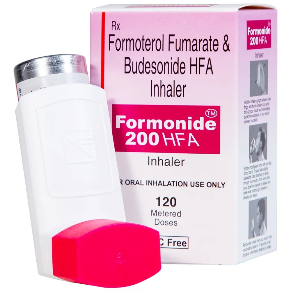 Hình ảnh Thuốc hít khí dung Formonide 200 HFA Cadila điều trị hen suyễn (120 liều)