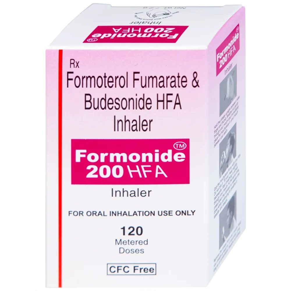 Hình ảnh Thuốc hít khí dung Formonide 200 HFA Cadila điều trị hen suyễn (120 liều)