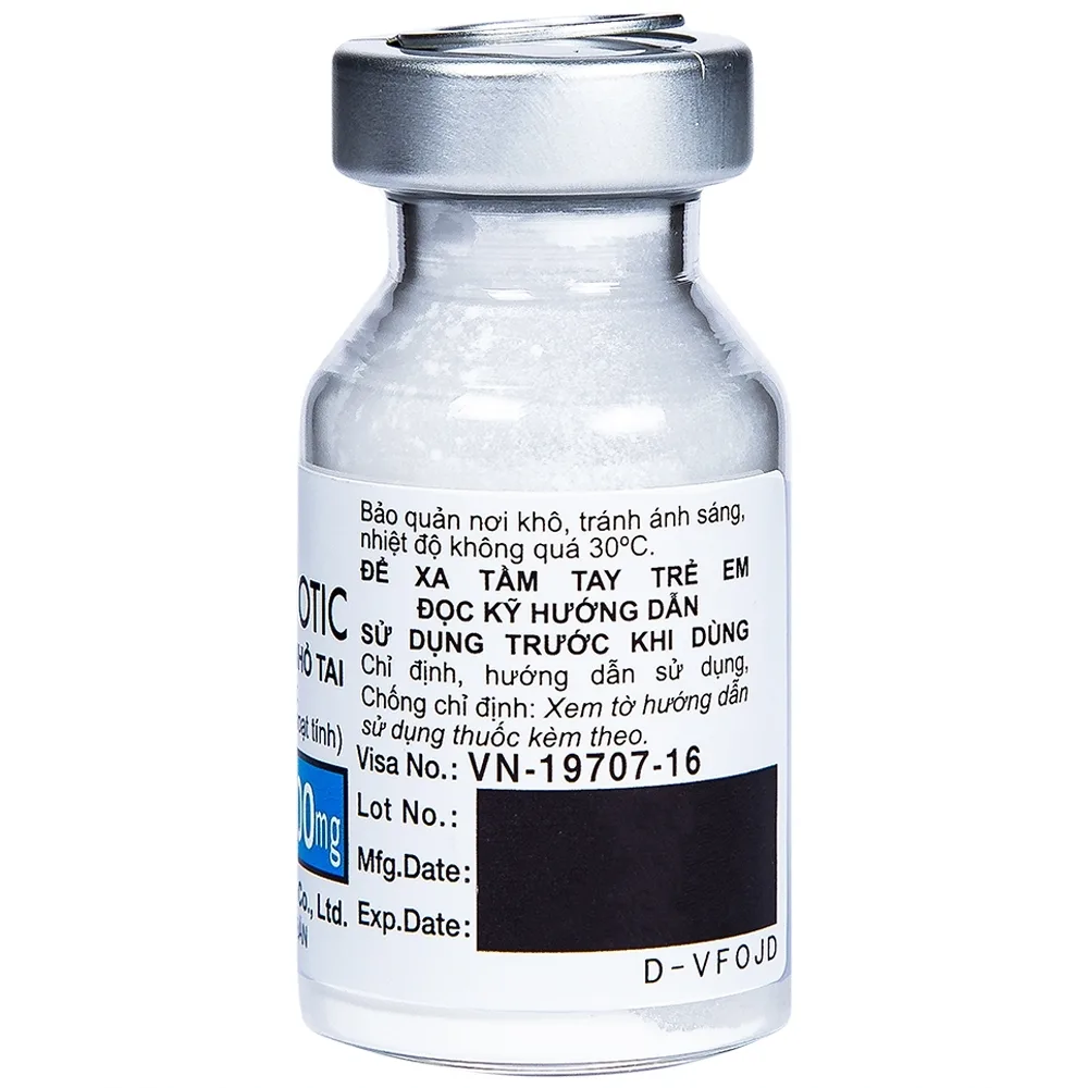 Hình ảnh Thuốc nhỏ tai Fosmicin-S For Otic Meiji 300mg điều trị viêm tai ngoài, viêm tai giữa (10ml)
