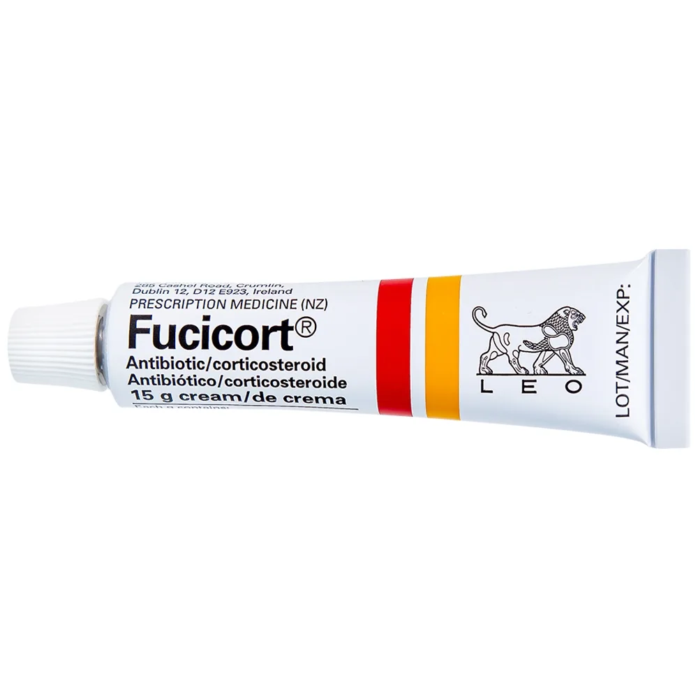 Hình ảnh Kem Fucicort LEO điều trị viêm da nhiễm khuẩn (15g)